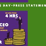 Women’s Day Press Statement: In Less Than Four Hours, One CEO Will Earn What a Domestic Worker Earns in a Year